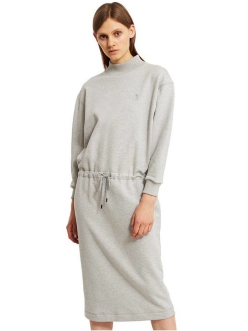Opening Ceremony Light Gray Sweatshirt Dress